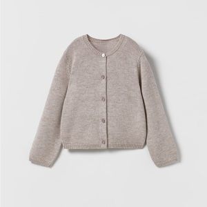 Zara wool blend knit cardigan